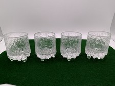 Tapio Wirkkala Ultima Thule Cordial Shot Glasses x 4 Iittala Finland