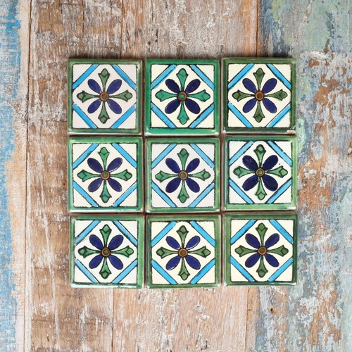 Ceramic mexican tiles - 9,