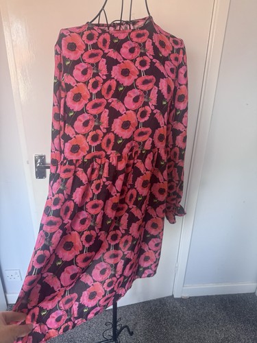 Boohoo floral poppy print - poppy,