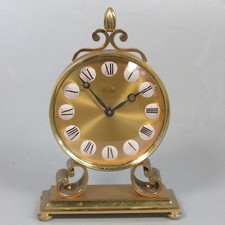 IMHOF MANTEL CLOCK gilt bronze