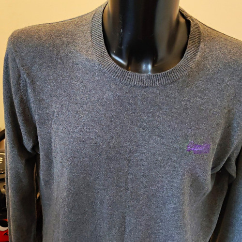 Superdry men grey crew - superdry, men’s