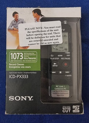 The sony icd - icd-px333, a