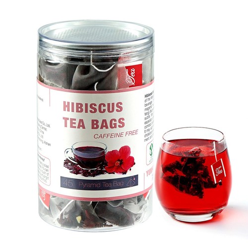 Hibiscus tea bags dried - hibiscus,