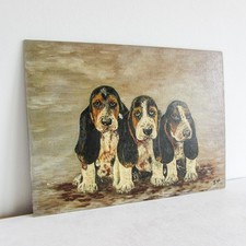 Vintage Signed Oil on Board