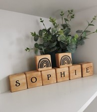 Letter Blocks, Naursery decor, Alphabet, wooden blocks, ABC blocks