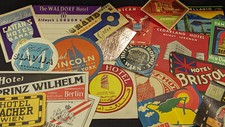 Choose Your Vintage Hotel Luggage Labels, Stickers, and Decals! Flat Shipping!