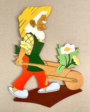 1950s Mertens Art Wheelbarrow