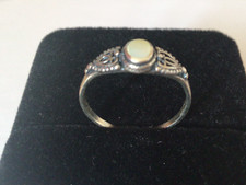 Ladies Sliver and Moonstone Ring