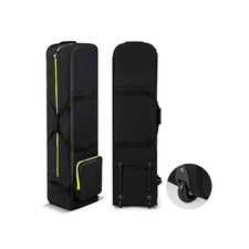 Black soft sided golf travel - black,