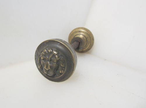Victorian brass knobs - brass,