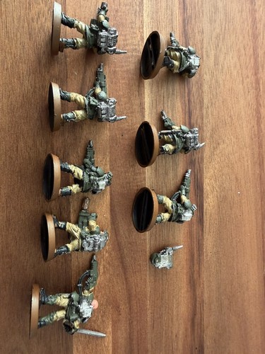 Oop metal kasrkin imperial - 8x,