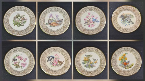 Superb set lenox - set, bird
