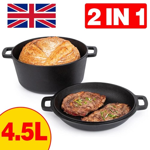Double dutch oven in 1 - 4.5l,