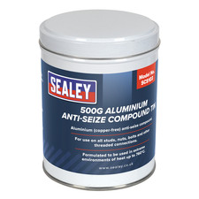 Sealey Aluminium Anti-Seize Grease Compound, 500g Tin - SCS103