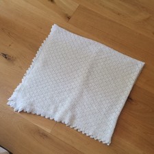 Hand Knitted Wool Baby's Blanket/Shawl