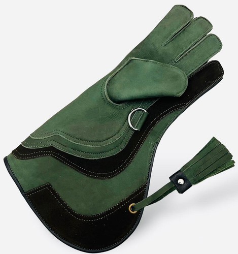 Layer long leather - long, falconry