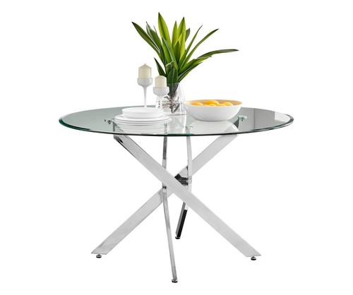 Novara large round - round, chrome