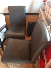 Pair of Faux Leather Brown