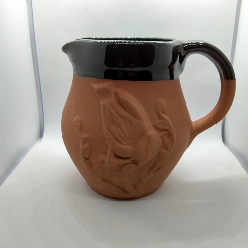 Terracotta decorative jug bird - jug,