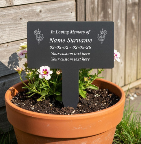 Personalised memorial plaque - personalised,