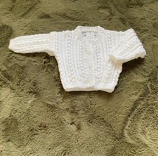 hand knitted baby cardigans 0-3 months