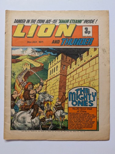 Lion and thunder comic - lion, 31st