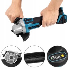 18V Angle Grinder Power Tool Grinding Cutting Metal Wood Brushless Cutter 125mm