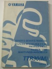 YAMAHA TTR90 GENUINE OWNERS WORKSHOP SERVICE MANUAL 5HN-28199-80
