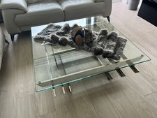 DFS Pagoda Glass Coffee Table