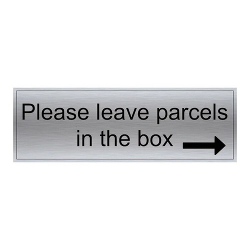 Please leave parcels the - leave,