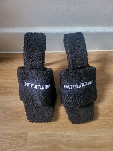 Prettylittlething fluffy mules - fluffy,