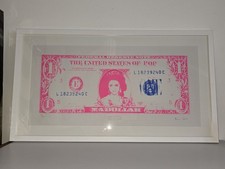 Pop Art Madonna Pink 1$ Ltd Edition Screen Print Pop Edition By Brian Jones