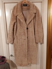Nude Longline Teddy Coat Size