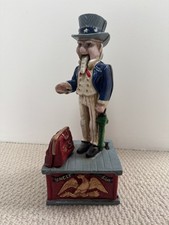 Uncle Sam Money Bank Cast Iron