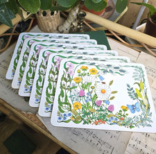 Vintage Floral Table Placemat’s x 6 M&S cottagecore country flower power