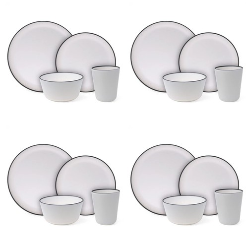16pc dinner set plates pasta - dinner,