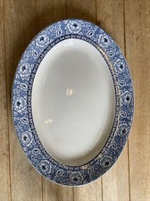 Vintage, JHW & Sons Of Hanley Rosary Design Large Oval Platter 16” X 12”