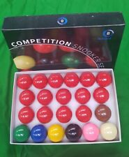 Snooker Billiard Table Balls Full Size Set 2 1/16" (52.5mm)