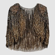 Marchesa Women Black Gold