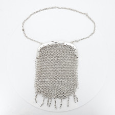Antique silver chain mail - antique,