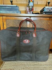 Two Mulberry Scotchgrain Travel Cases on Wheels