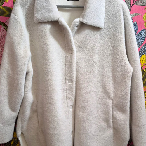 Parfois collared beige - beige, fleece