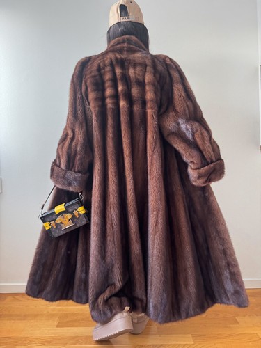 Real saga mink fur coat - real, long