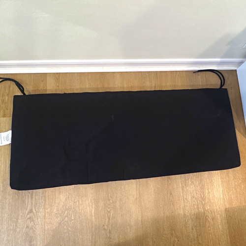 Black seat cushion pad - seat, for