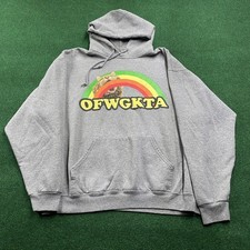 Vintage Odd Future Hoodie Mens XL Gray Tyler The Creator OFWGKTA Sweater