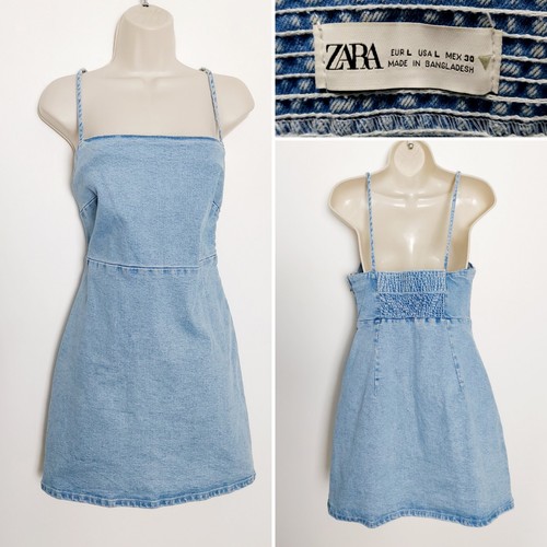 Zara light wash blue - blue, short