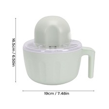 Homemade ice cream - cream, maker