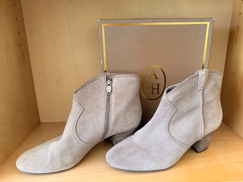 Ash suede cowboy ankle - ash,