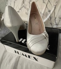 Gorgeous White Satin Stiletto