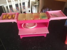 Sindy Vintage Hostess Trolley  With Food  And Accessories